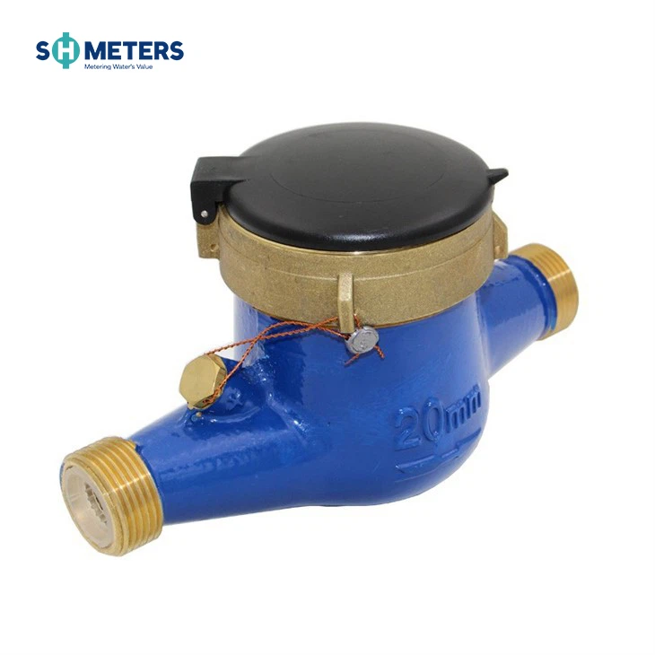 25mm Digital Brass Body Multi Jet Water Meters