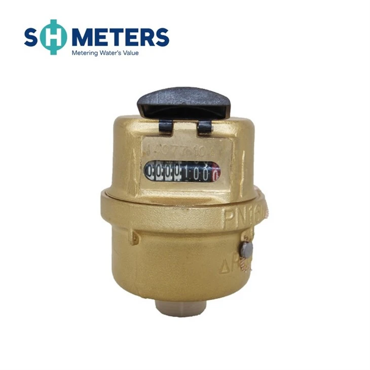 Brass Body Volumetric Piston Type Cold Water Meter