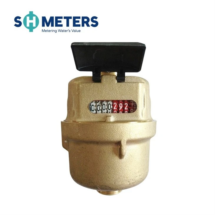 Brass Body Volumetric Piston Type Cold Water Meter