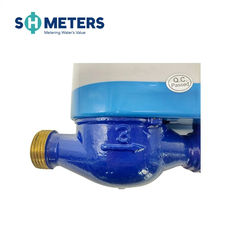 Digital IC Card Prepaid Water Meter with shut off