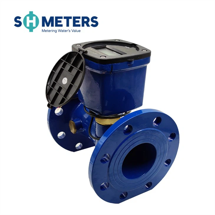 DN80 Ductile Iron Ultrasonic Water Liquid Flow Meter