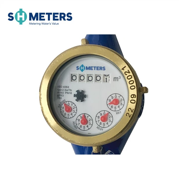 Multi Jet Dry Type Water Meter With Pulse Output