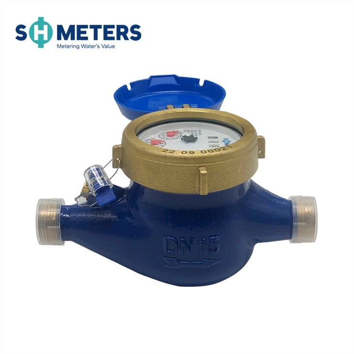 Multi Jet Dry Type Water Meter With Pulse Output