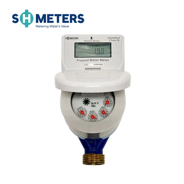 Smart Ic Card Digital Prepaid Water Meter with Software