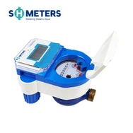 Cerdyn IC Mesurydd dŵr rhagdaledig Dn25 system mesurydd dŵr rhagdaledig